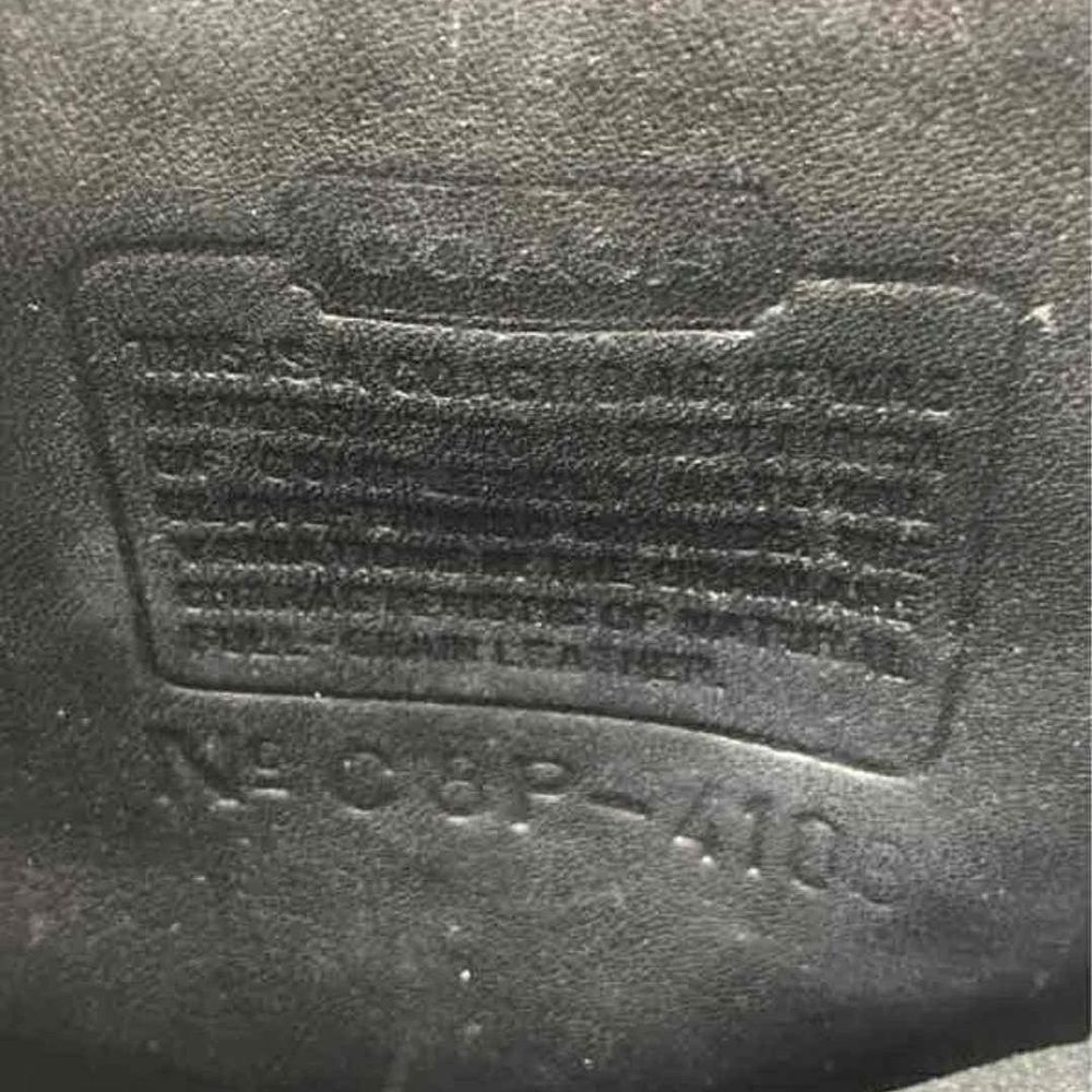 Coach Designer Vintage Y2k Black Leather Crossbody Purse Shoulder Bag - Picture 6 of 14